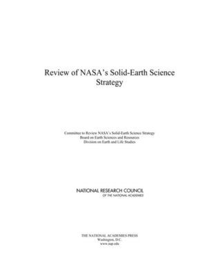 cover image of Review of NASA's Solid-Earth Science Strategy